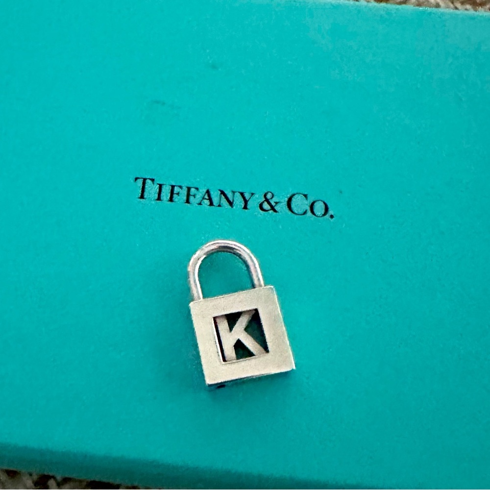 Tiffany & Co Letter K Lock Charm